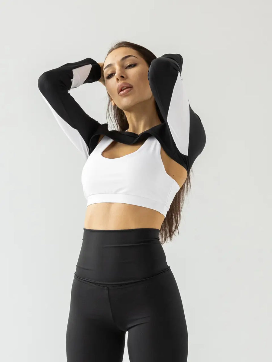 Women s sports crop top rashgad NV